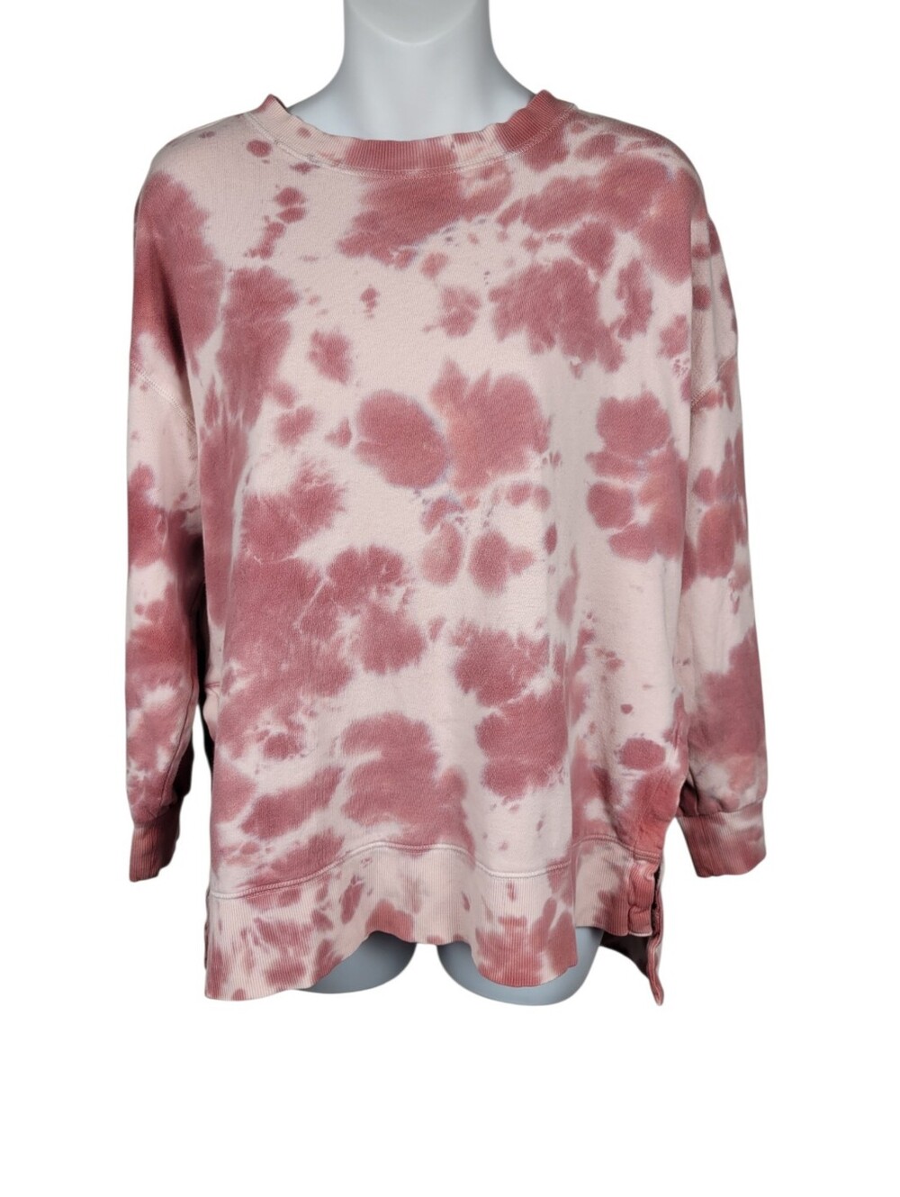 2/$20 Old Navy Pink Dye Tie Colour Sweatshirt Top Oversized Size: Small Petite